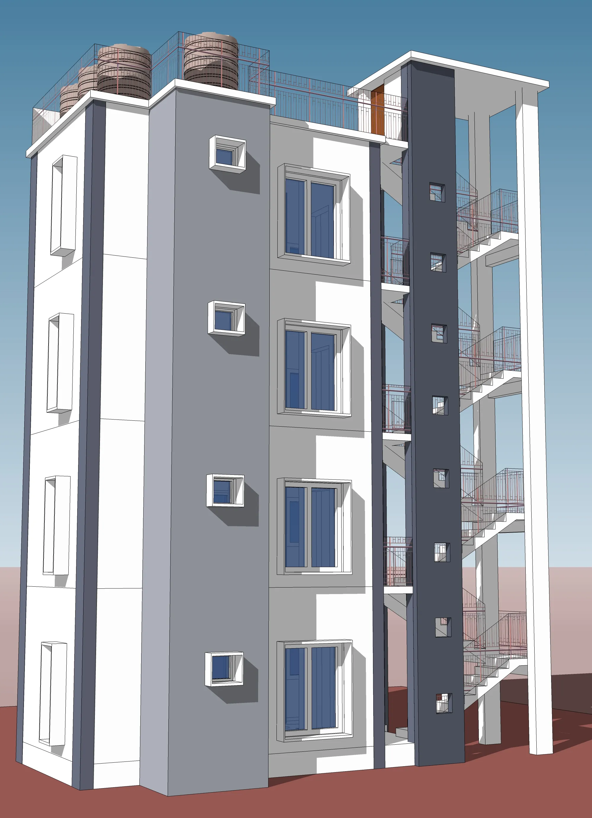 LIGHT HOUSE PMC TYPE-D BLOCK 